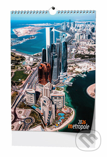 Metropole 2026 - nástěnný kalendář (Baloušek). Baloušek, 2025 Metropole 2026 - nástěnný kalendář (Baloušek). Baloušek, 2025