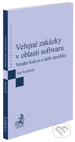 Kniha: Veřejné zakázky v oblasti softwaru (Jan Svoboda). C. H. Beck, 2025 Kniha: Veřejné zakázky v oblasti softwaru (Jan Svoboda). C. H. Beck, 2025