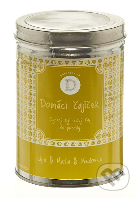 Kávy a čaje: Domáci čajíček: Lipa & Mäta & Medovka (Drinkera SK). Drinkera SK, 2018 Kávy a čaje: Domáci čajíček: Lipa & Mäta & Medovka (Drinkera SK). Drinkera SK, 2018