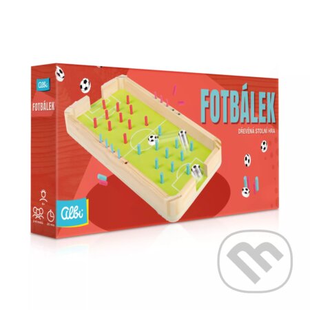 Spoločenská hra: Drevená stolná hra - Futbal (Albi). Albi, 2025 Spoločenská hra: Drevená stolná hra - Futbal (Albi). Albi, 2025
