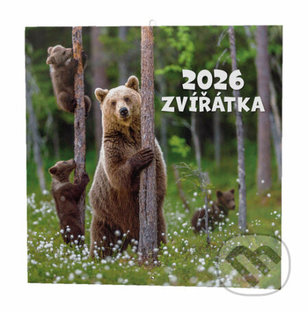 Zvířátka 2026 - nástěnný kalendář (Baloušek). Baloušek, 2025 Zvířátka 2026 - nástěnný kalendář (Baloušek). Baloušek, 2025