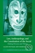 Kniha: Law, Anthropology, and the Constitution of the Social (Alain Pottage). Cambridge University Press, 2008 Kniha: Law, Anthropology, and the Constitution of the Social (Alain Pottage). Cambridge University Press, 2008