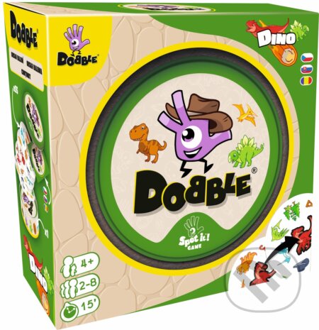 Spoločenská hra: Dobble Dino (ABF). ABF, 2025 Spoločenská hra: Dobble Dino (ABF). ABF, 2025