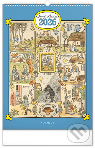 NOTIQUE Nástěnný kalendář Josef Lada 2026 (Notique). Notique, 2025 NOTIQUE Nástěnný kalendář Josef Lada 2026 (Notique). Notique, 2025