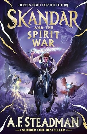 Kniha: Skandar and the Spirit War (A.F. Steadman). Simon & Schuster, 2025 Kniha: Skandar and the Spirit War (A.F. Steadman). Simon & Schuster, 2025