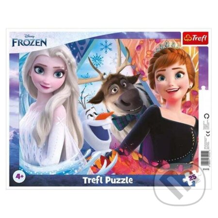 Puzzle: Puzzle rámkové 25 Frozen 2 (Trefl). Trefl, 2025 Puzzle: Puzzle rámkové 25 Frozen 2 (Trefl). Trefl, 2025