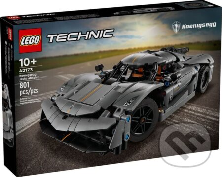 Spoločenská hra: LEGO® Technic 42173 Sivé hyperauto Koenigsegg Jesko Absolut (LEGO). LEGO, 2025 Spoločenská hra: LEGO® Technic 42173 Sivé hyperauto Koenigsegg Jesko Absolut (LEGO). LEGO, 2025
