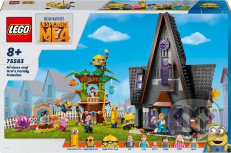 Spoločenská hra: Lego® Ja, zloduch 4 75583 Rodinný dom Mimonov a Gru (LEGO). LEGO, 2025 Spoločenská hra: Lego® Ja, zloduch 4 75583 Rodinný dom Mimonov a Gru (LEGO). LEGO, 2025