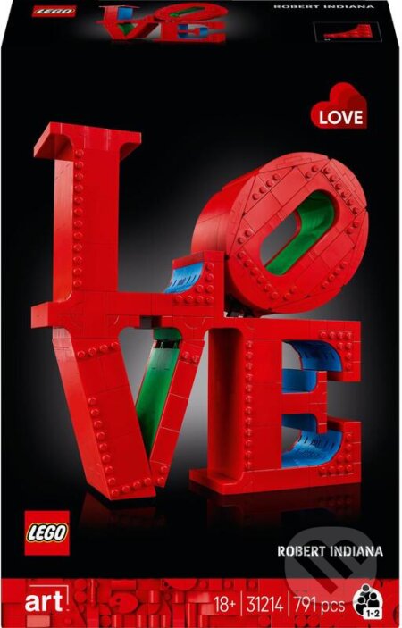 Spoločenská hra: LEGO® Art 31214 LOVE (LEGO). LEGO, 2025 Spoločenská hra: LEGO® Art 31214 LOVE (LEGO). LEGO, 2025