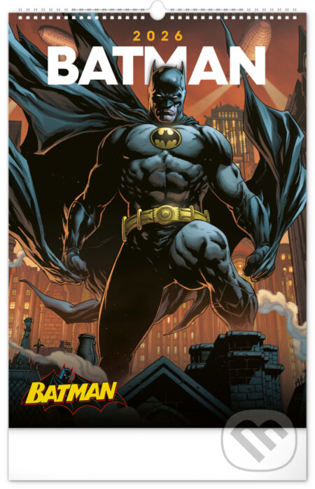 NOTIQUE Nástenný kalendár Batman Dark 2026 (Notique). Notique, 2025 NOTIQUE Nástenný kalendár Batman Dark 2026 (Notique). Notique, 2025