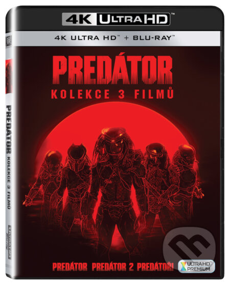 Film: Predátor 1-3 Ultra HD Blu-ray (Nimrod Antal, John McTiernan, Stephen Hopkins a Nimród Antal) (UltraHDBlu-ray). Bonton Film, 2018 Film: Predátor 1-3 Ultra HD Blu-ray (Nimrod Antal, John McTiernan, Stephen Hopkins a Nimród Antal) (UltraHDBlu-ray). Bonton Film, 2018