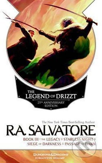 Kniha: The Legend of Drizzt - Book III (A. R. Salvatore). Wizards of The Coast, 2013 Kniha: The Legend of Drizzt - Book III (A. R. Salvatore). Wizards of The Coast, 2013