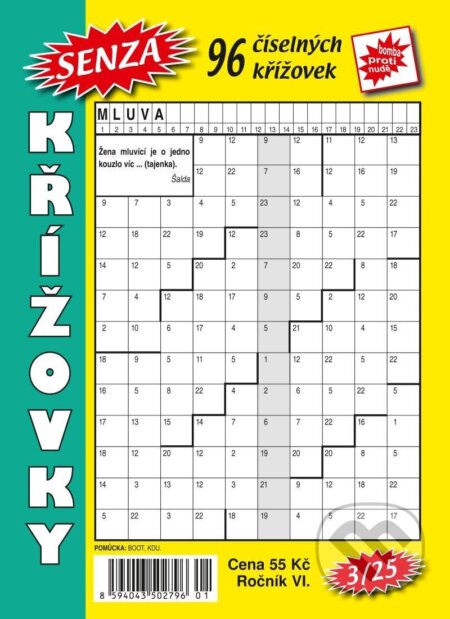 Kniha: Senza číselné křížovky 3/2025 (Telpres). Telpres, 2025 Kniha: Senza číselné křížovky 3/2025 (Telpres). Telpres, 2025