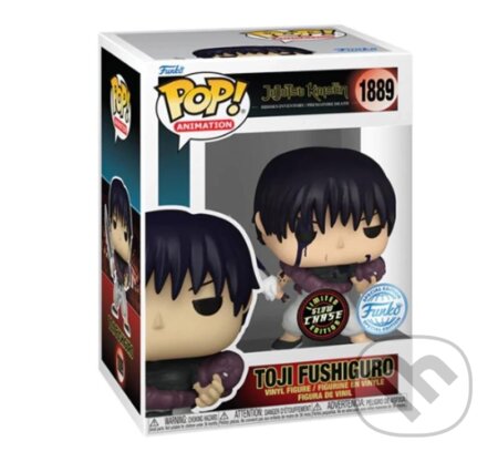Funko POP Animation: Jujutsu Kaisen - Toji Fushiguro (s možností Glow CHASE verze) #1889 (Funko). Funko, 2025 Funko POP Animation: Jujutsu Kaisen - Toji Fushiguro (s možností Glow CHASE verze) #1889 (Funko). Funko, 2025