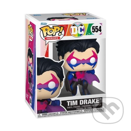 Funko POP Heroes: Tim Drake (Pride) #554 (Funko). Funko, 2025 Funko POP Heroes: Tim Drake (Pride) #554 (Funko). Funko, 2025