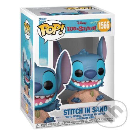 Funko POP: Lilo & Stitch - Stitch in Sand #1566 (Funko). Funko, 2025 Funko POP: Lilo & Stitch - Stitch in Sand #1566 (Funko). Funko, 2025