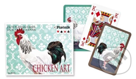 Spoločenská hra: Kanasta Chicken Art (Piatnik). Piatnik, 2025 Spoločenská hra: Kanasta Chicken Art (Piatnik). Piatnik, 2025