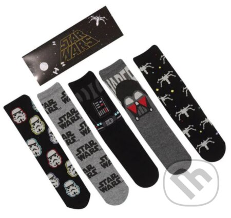 Pánske ponožky Star Wars: Dark side set 5 párov (40-43 EU) (). , 2025 Pánske ponožky Star Wars: Dark side set 5 párov (40-43 EU) (). , 2025