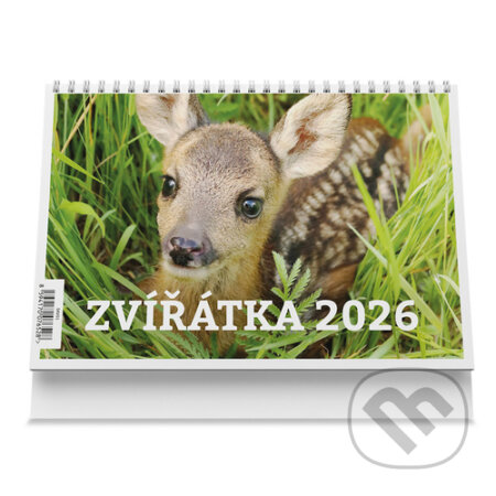 Stolní kalendář Zvířátka 2026 (VIKPAP). VIKPAP, 2025 Stolní kalendář Zvířátka 2026 (VIKPAP). VIKPAP, 2025