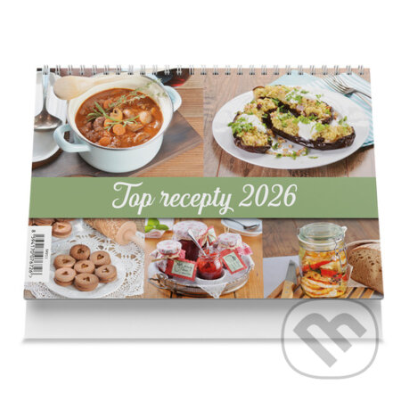 Stolní kalendář Top recepty 2026 (VIKPAP). VIKPAP Stolní kalendář Top recepty 2026 (VIKPAP). VIKPAP