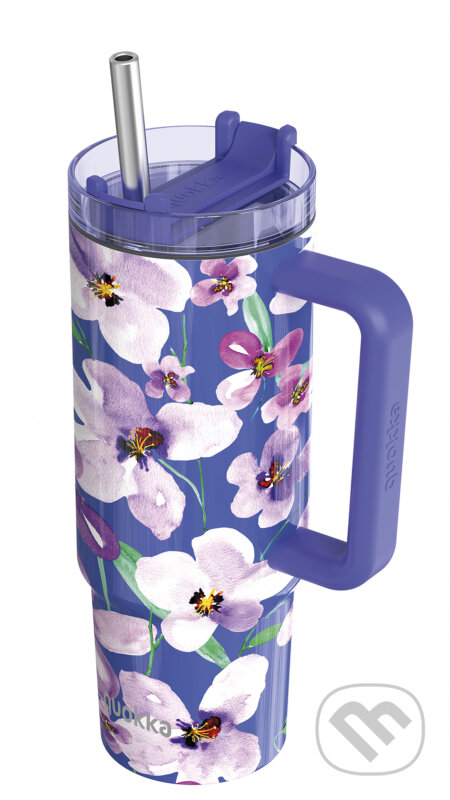 Nerezový termohrnek s brčkem Stream Flower Dusk 950 ml (Quokka). Quokka, 2025 Nerezový termohrnek s brčkem Stream Flower Dusk 950 ml (Quokka). Quokka, 2025