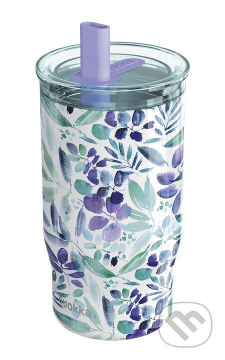 Nerezový termohrnček so slamkou Mist Violet Blooms 720 ml (Quokka). Quokka, 2025 Nerezový termohrnček so slamkou Mist Violet Blooms 720 ml (Quokka). Quokka, 2025