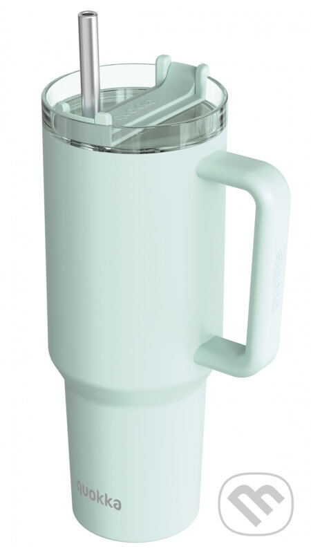 Nerezový termohrnček so slamkou Stream Turquoise 1200 ml (Quokka). Quokka, 2025 Nerezový termohrnček so slamkou Stream Turquoise 1200 ml (Quokka). Quokka, 2025