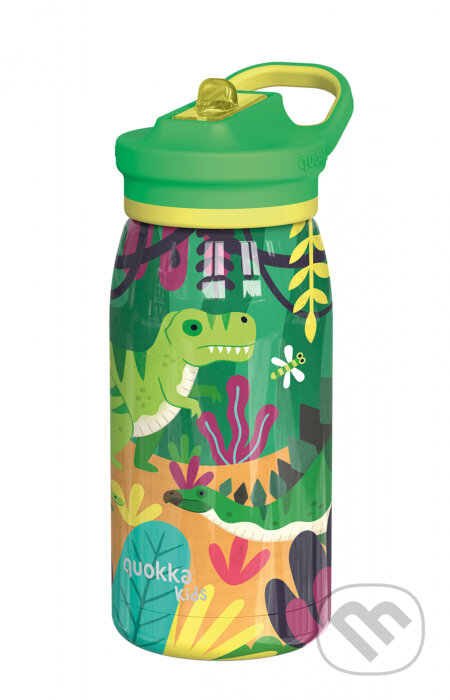Nerezová termofľaša s náustkom Pop Kids Dinosaurus Jungle 445 ml (Quokka). Quokka, 2025 Nerezová termofľaša s náustkom Pop Kids Dinosaurus Jungle 445 ml (Quokka). Quokka, 2025