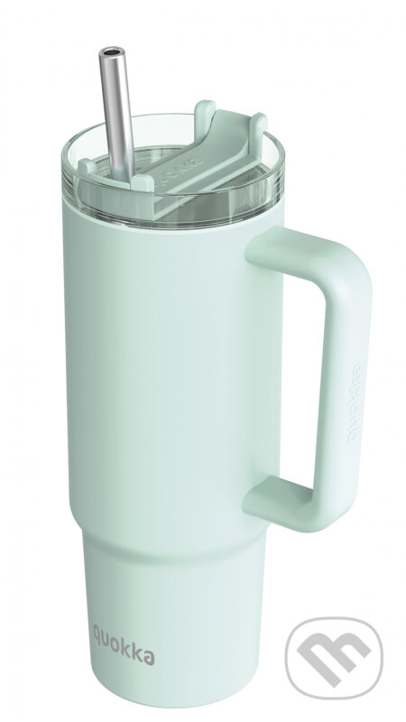Nerezový termohrnček so slamkou Stream Turquoise 950 ml (Quokka). Quokka, 2025 Nerezový termohrnček so slamkou Stream Turquoise 950 ml (Quokka). Quokka, 2025