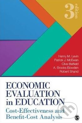 Kniha: Economic Evaluation in Education (A. Brooks Bowden, Henry M. Levin a kolektív). Sage Publications, 2017 Kniha: Economic Evaluation in Education (A. Brooks Bowden, Henry M. Levin a kolektív). Sage Publications, 2017