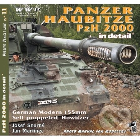 Kniha: Panzerhaubitze PzH 2000 in detail (Josef Spurný). WWP Rak, 2004 Kniha: Panzerhaubitze PzH 2000 in detail (Josef Spurný). WWP Rak, 2004