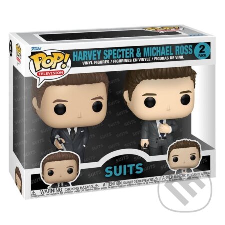Funko POP TV: Suits - Harvey Specter & Michael Ross (Funko). Funko, 2025 Funko POP TV: Suits - Harvey Specter & Michael Ross (Funko). Funko, 2025