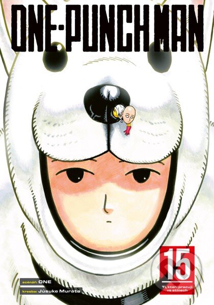 Kniha: One-Punch Man 15: Ti, kteří pracují ve stínech (ONE). Crew, 2025 Kniha: One-Punch Man 15: Ti, kteří pracují ve stínech (ONE). Crew, 2025