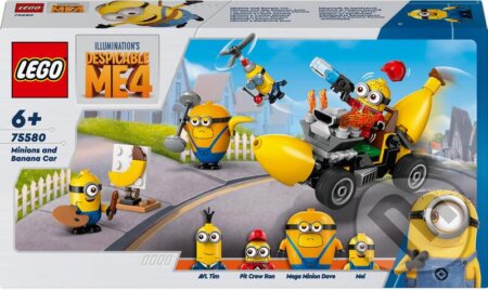 Spoločenská hra: Lego® Ja, zloduch 4 75580 Mimoni a banánové auto (LEGO). LEGO, 2025 Spoločenská hra: Lego® Ja, zloduch 4 75580 Mimoni a banánové auto (LEGO). LEGO, 2025