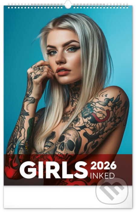 NOTIQUE Nástěnný kalendář Inked Girls 2026 (Notique). Notique, 2025 NOTIQUE Nástěnný kalendář Inked Girls 2026 (Notique). Notique, 2025