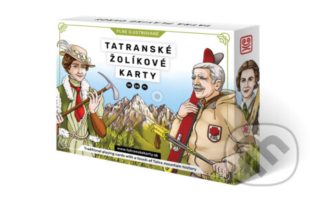 Spoločenská hra: Tatranské žolíkové karty (Katarína Cermanová). Katarína Cemanová, 2025 Spoločenská hra: Tatranské žolíkové karty (Katarína Cermanová). Katarína Cemanová, 2025