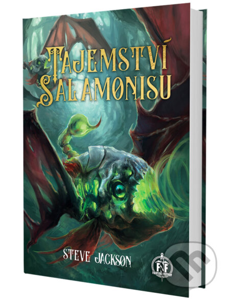 Kniha: Tajemství Salamonisu (Steve Jackson). Mytago, 2025 Kniha: Tajemství Salamonisu (Steve Jackson). Mytago, 2025