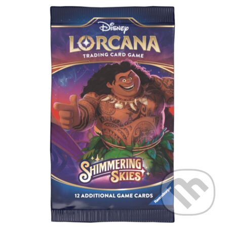 Spoločenská hra: Disney Lorcana: Shimmering Skies Booster Pack (Ravensburger). Ravensburger, 2025 Spoločenská hra: Disney Lorcana: Shimmering Skies Booster Pack (Ravensburger). Ravensburger, 2025