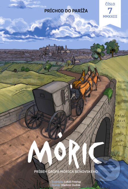 Kniha: Komiks MÓRIC 7. (Lukáš Freytag a Vladimír Dudlák). Združenie Mórica Beňovského, 2023 Kniha: Komiks MÓRIC 7. (Lukáš Freytag a Vladimír Dudlák). Združenie Mórica Beňovského, 2023