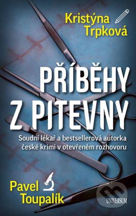 Kniha: Příběhy z pitevny (Kristýna Trpková a Pavel Toupalík). Brána, 2026 Kniha: Příběhy z pitevny (Kristýna Trpková a Pavel Toupalík). Brána, 2026