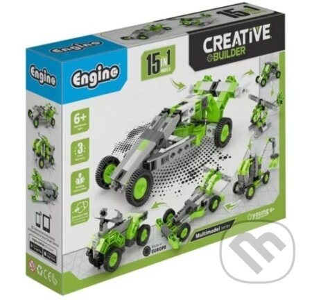 Spoločenská hra: Engino Creative Builder 15 modelů (EPEE). EPEE, 2025 Spoločenská hra: Engino Creative Builder 15 modelů (EPEE). EPEE, 2025