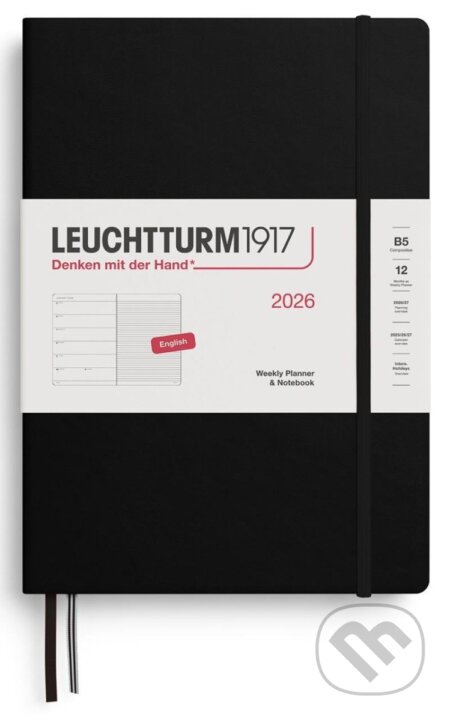 Weekly Planner & Notebook 2026 Composition (B5) Black (Leuchtturm1917). Leuchtturm1917, 2025 Weekly Planner & Notebook 2026 Composition (B5) Black (Leuchtturm1917). Leuchtturm1917, 2025