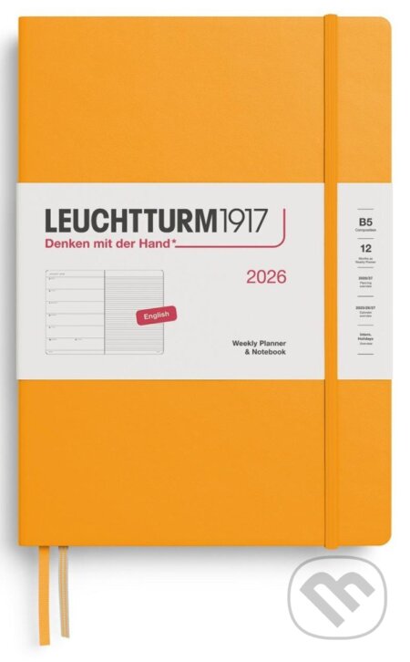 Weekly Planner & Notebook 2026 Composition (B5) Rising Sun (Leuchtturm1917). Leuchtturm1917, 2025 Weekly Planner & Notebook 2026 Composition (B5) Rising Sun (Leuchtturm1917). Leuchtturm1917, 2025
