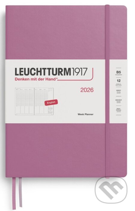 Week Planner 2026 Composition (B5) Dusty Rose (Leuchtturm1917). Leuchtturm1917, 2025 Week Planner 2026 Composition (B5) Dusty Rose (Leuchtturm1917). Leuchtturm1917, 2025