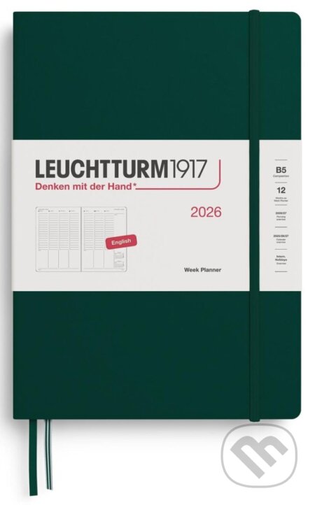 Week Planner 2026 Composition (B5) Forest Green (Leuchtturm1917). Leuchtturm1917, 2025 Week Planner 2026 Composition (B5) Forest Green (Leuchtturm1917). Leuchtturm1917, 2025