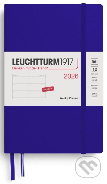 Weekly Planner 2026 Paperback (B6+) Ink (Leuchtturm1917). Leuchtturm1917, 2025 Weekly Planner 2026 Paperback (B6+) Ink (Leuchtturm1917). Leuchtturm1917, 2025