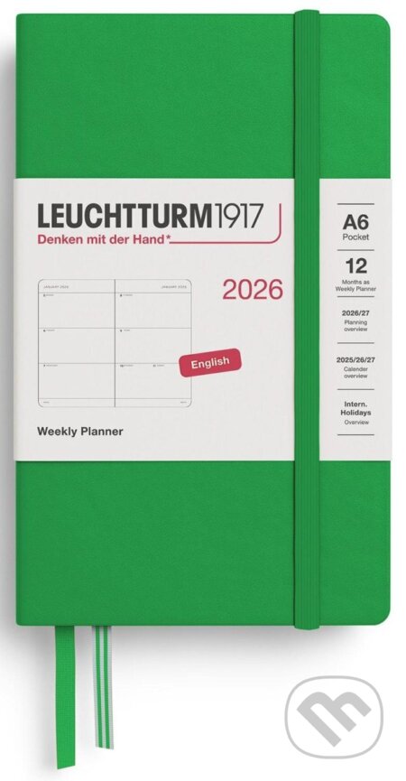 Weekly Planner 2026 Pocket (A6) Spring Leaf (Leuchtturm1917). Leuchtturm1917, 2025 Weekly Planner 2026 Pocket (A6) Spring Leaf (Leuchtturm1917). Leuchtturm1917, 2025