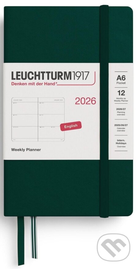 Weekly Planner 2026 Pocket (A6) Forest Green (Leuchtturm1917). Leuchtturm1917, 2025 Weekly Planner 2026 Pocket (A6) Forest Green (Leuchtturm1917). Leuchtturm1917, 2025