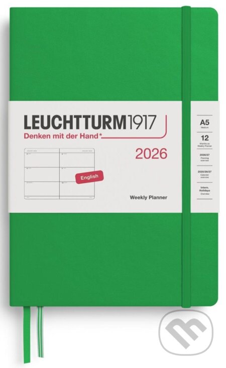 Weekly Planner 2026 Medium (A5) Spring Leaf (Leuchtturm1917). Leuchtturm1917, 2025 Weekly Planner 2026 Medium (A5) Spring Leaf (Leuchtturm1917). Leuchtturm1917, 2025