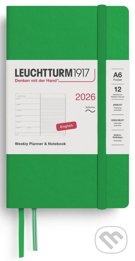 Weekly Planner & Notebook 2026 Pocket (A6) Spring Leaf (Leuchtturm1917). Leuchtturm1917, 2025 Weekly Planner & Notebook 2026 Pocket (A6) Spring Leaf (Leuchtturm1917). Leuchtturm1917, 2025